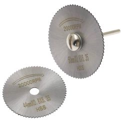 HSS Mini Cutting Discs with Mandrels for Rotary Tool 01